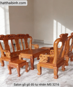 Salon gỗ gõ đỏ tự nhiên