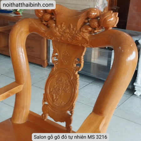 Salon gỗ gõ đỏ tự nhiên MS 3216 7 Salon gỗ gõ đỏ tự nhiên