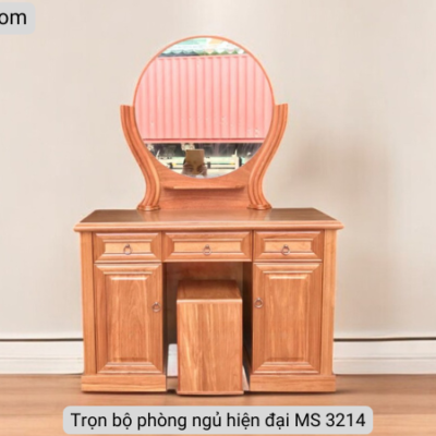 Trọn bộ phòng ngủ gỗ đinh hương MS 3214 Trọn bộ phòng ngủ hiện đại
