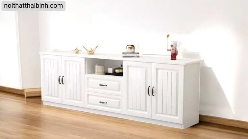 Khám Phá 250+ Mẫu Tủ Kệ Tivi Hiện Đại Đẹp Cho Phòng Khách 38 Kệ để tivi phòng khách bằng gỗ