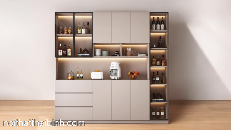 250+ Tủ Rượu Trang Trí Phòng Khách Hiện Đại và Sang Trọng 13 Tủ rượu trang trí phòng khách: Lựa chọn hoàn hảo