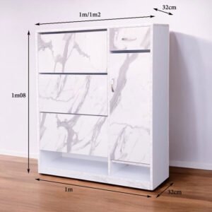 Mẫu tủ giày dép hiện đại MS 3215 9 Mẫu tủ giày dép hiện đại