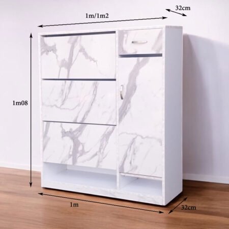 Mẫu tủ giày dép hiện đại