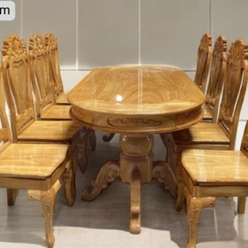 Bộ bàn ăn 8 ghế MS 3084 Bộ bàn ăn 8 ghế