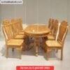 Bộ bàn ăn 8 ghế MS 3084 12 Bộ bàn ăn 8 ghế MS 3084