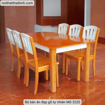 Bộ bàn ăn đẹp MS 3220 Bộ bàn ăn đẹp MS 3220
