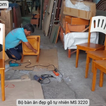 Bộ bàn ăn đẹp MS 3220 Bộ bàn ăn đẹp MS 3220