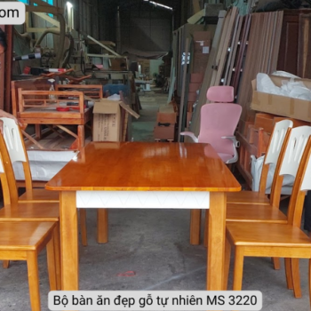Bộ bàn ăn đẹp MS 3220 Bộ bàn ăn đẹp MS 3220