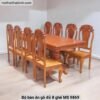 Bộ bàn ăn gõ đỏ 8 ghế