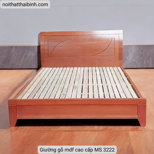 Giường gỗ mdf cao cấp MS 3222 - Ảnh 3