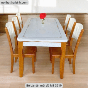 Bộ bàn ăn mặt đá