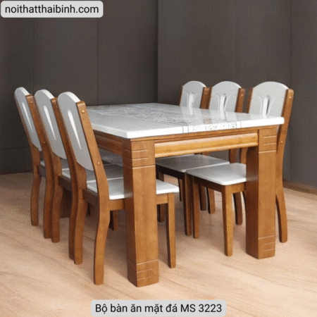 Bộ bàn ăn mặt đá