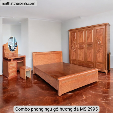 Combo phòng ngủ gỗ hương đá
