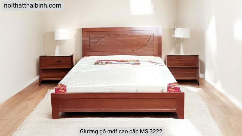 Giường gỗ mdf cao cấp