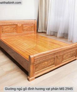 Giường ngủ gỗ đinh hương vạt phản