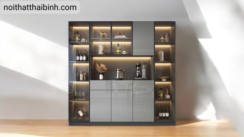 Mẫu tủ rượu đẹp 2025 Mẫu tủ rượu đẹp 2025