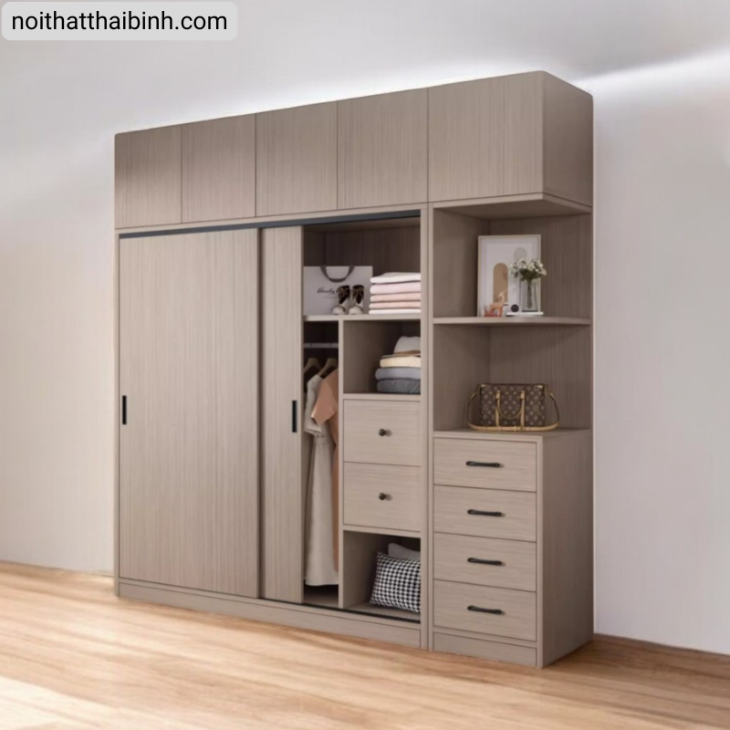 Thiết kế tủ quần áo hiện đại Thiết kế tủ quần áo hiện đại