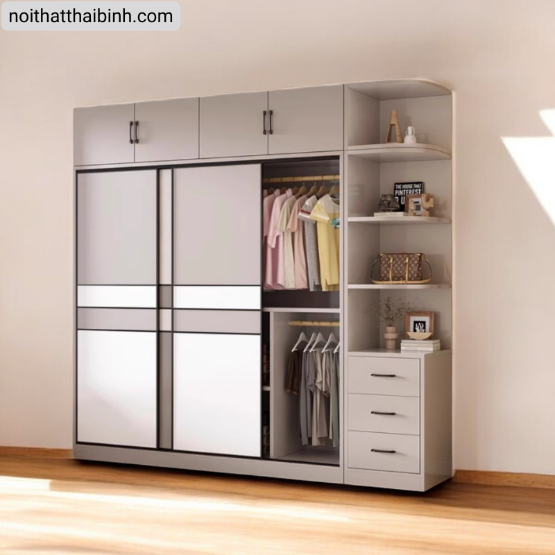 Thiết kế tủ quần áo hiện đại Thiết kế tủ quần áo hiện đại