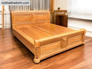 8 phong cách thiết kế giường gỗ cho phòng ngủ sang trọng 7 Thiết kế giường gỗ cho phòng ngủ