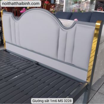 Giường sắt 1m6