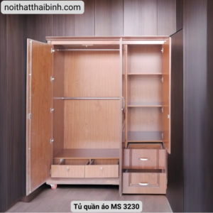 Tủ quần áo 3 cánh gỗ công nghiệp MS 3230