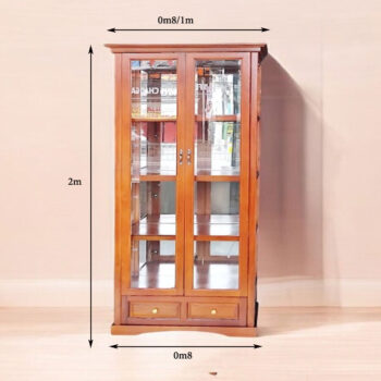 Tủ rượu gỗ sồi MS 3227 Tủ rượu gỗ sồi