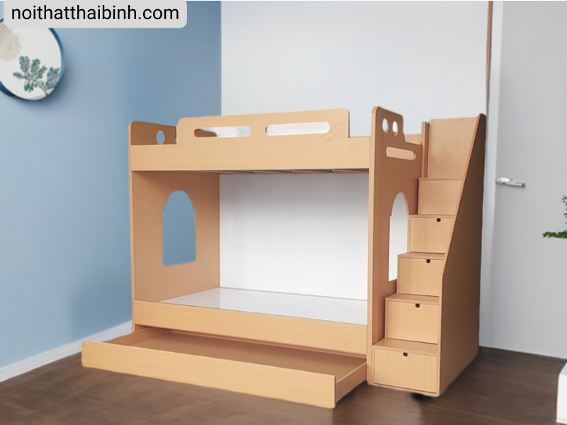 250 mẫu giường tầng gỗ tự nhiên bền đẹp nhất 12 250 mau giuong tang go tu nhien ben dep nhat 3