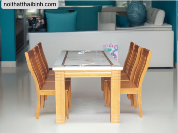 6 mẹo chọn bàn ăn gỗ phù hợp không gian