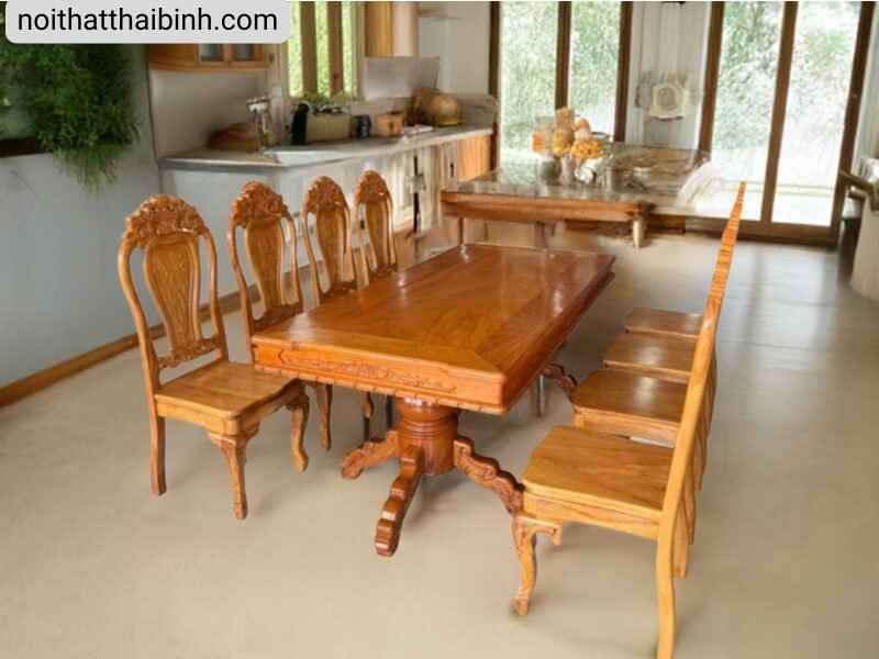 7 lợi ích khi sử dụng bàn ăn gỗ tự nhiên