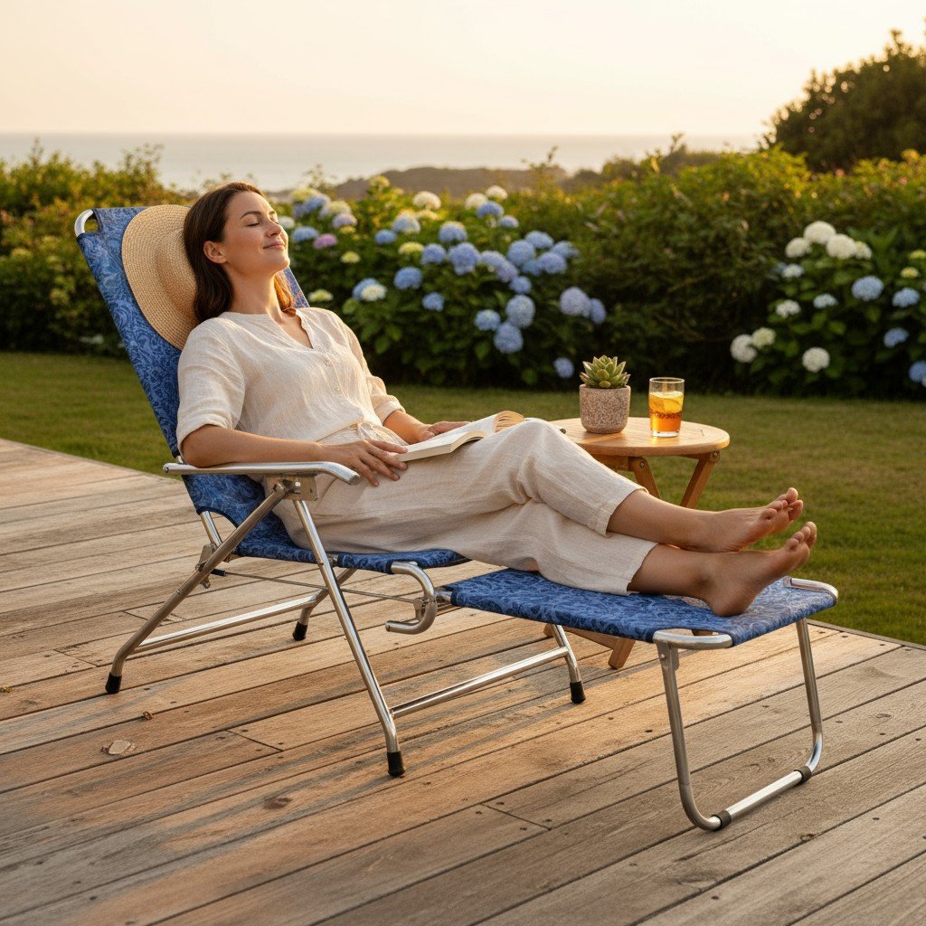 Hướng dẫn chi tiết cách chọn ghế bố phù hợp với không gian thư giãn