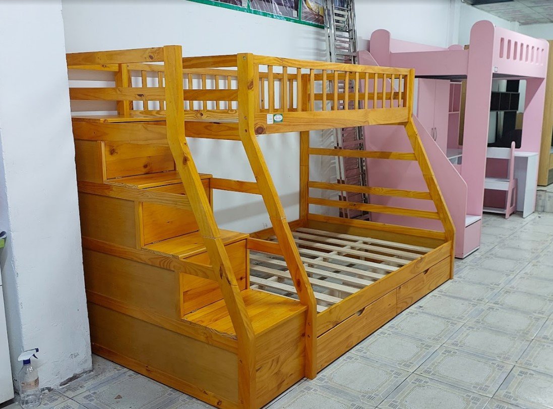 9 lưu ý quan trọng khi chọn giường gỗ cho bé Giường tầng gỗ cho bé cần lưu ý an toàn gì