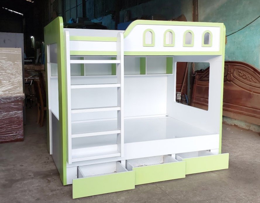 9 lưu ý quan trọng khi chọn giường gỗ cho bé Giường tầng gỗ