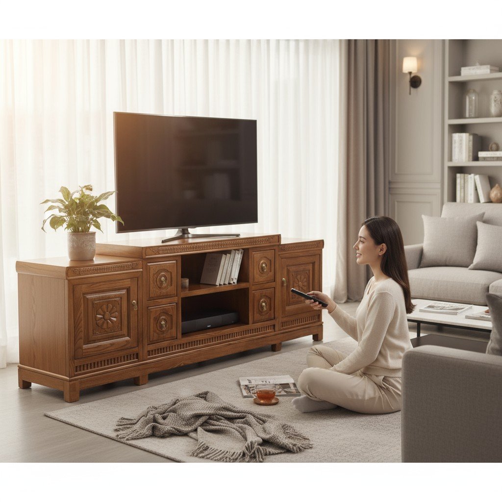 Mẫu kệ tivi treo tường hiện đại tiết kiệm không gian sang trọng