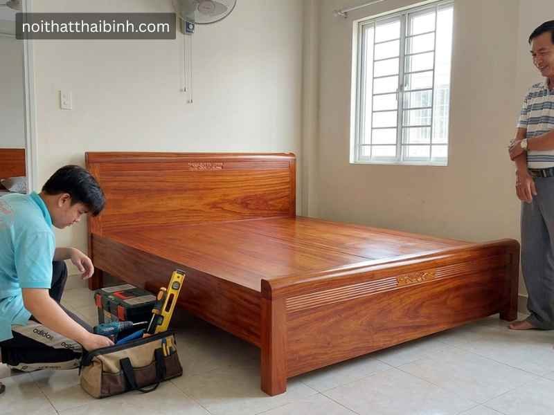 10 mẫu giường ngủ tại TPHCM chất lượng đẹp Thợ Nội Thất Thái Bình đo vẽ lắp ráp giường ngủ tận nhà tại TPHCM