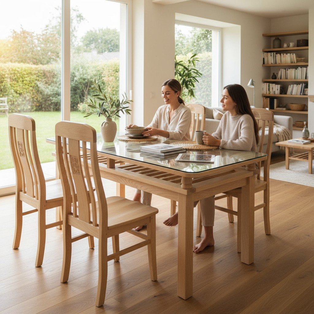 Hướng Dẫn Chọn Bàn Ăn Gỗ Toàn Tập - Bí Quyết Từ Chuyên Gia Nội Thất 20 Các hình dạng bàn ăn gỗ theo hướng dẫn chọn bàn ăn gỗ chuẩn