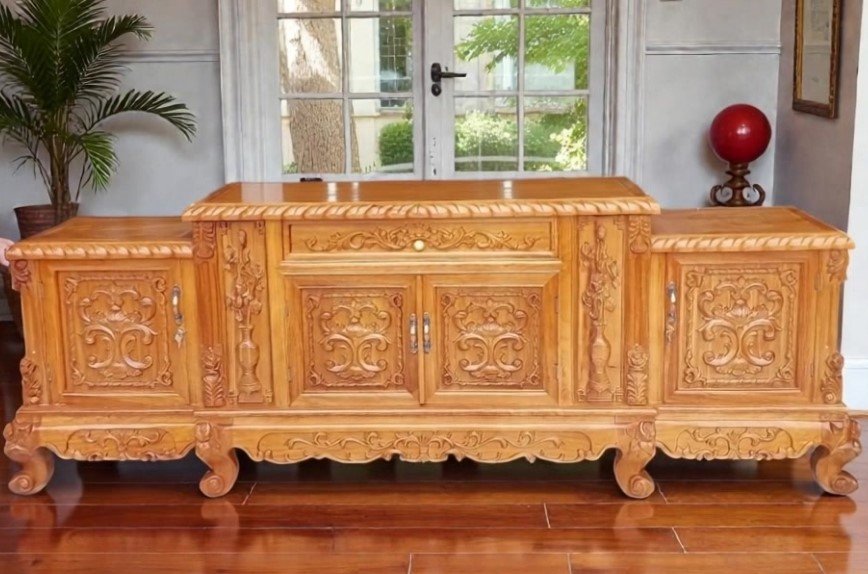 7 câu hỏi thường gặp khi chọn kệ tivi Kệ tivi hình chữ L tận dụng góc phòng khách rộng