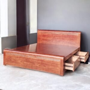 9 mẫu giường ngủ gỗ đẹp sang trọng tại TPHCM