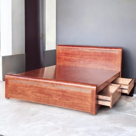 9 mẫu giường ngủ gỗ đẹp sang trọng tại TPHCM