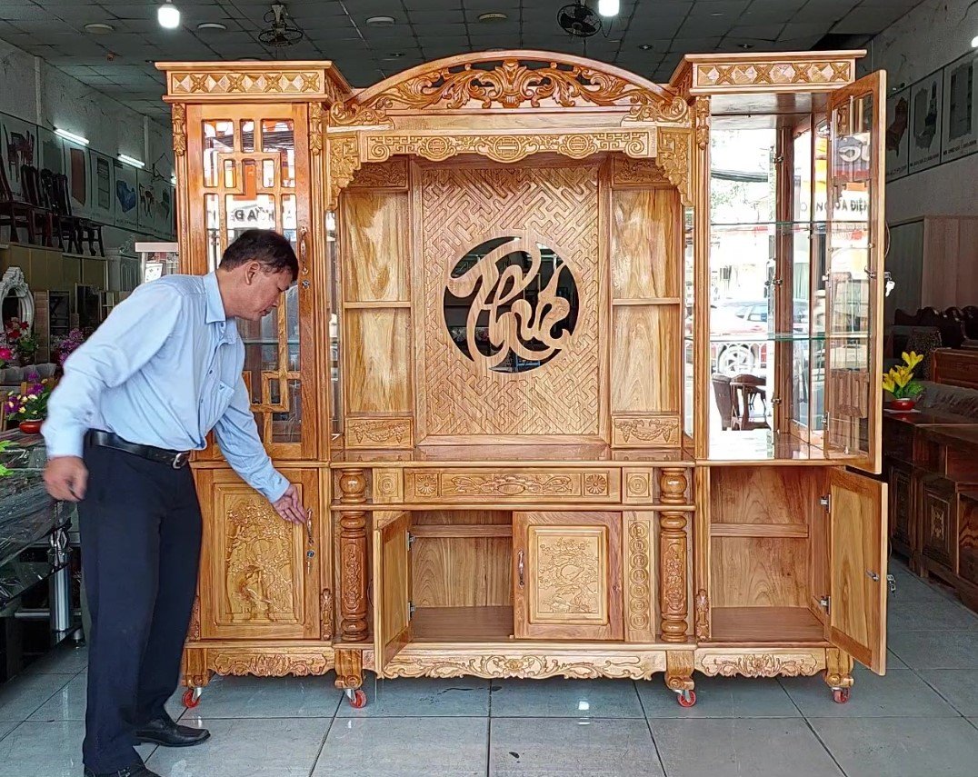 Chai dầu dưỡng gỗ và khăn dùng bảo dưỡng kệ tivi gỗ tự nhiên