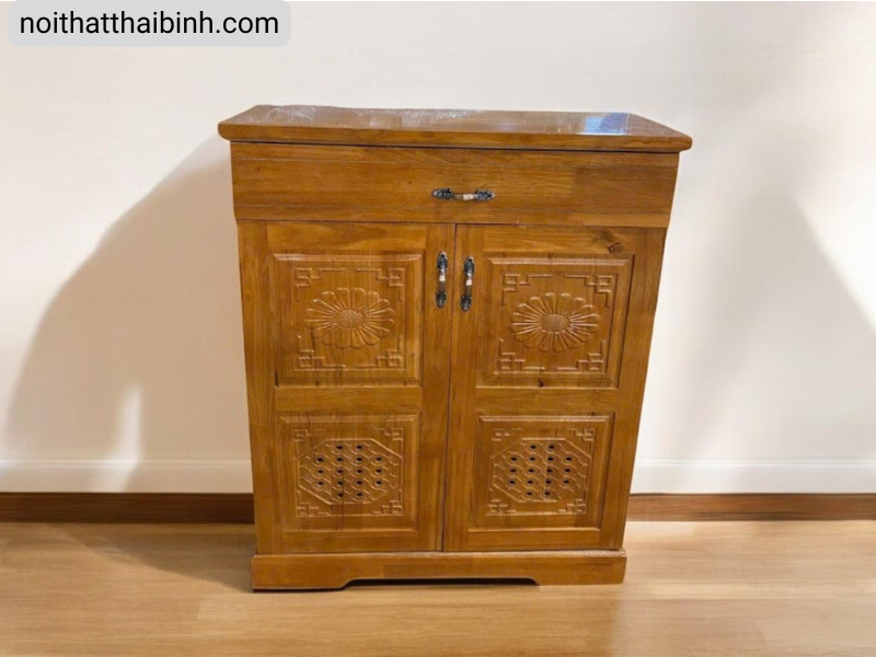 Tủ giày gỗ 2 cánh Tủ giày gỗ 2 cánh