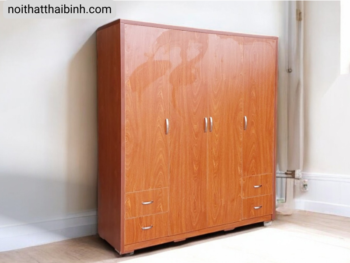 tủ quần áo gỗ công nghiệp 2 cánh