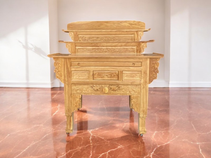10 ý tưởng trang trí tủ thờ đẹp mắt 2 10 ý tưởng trang trí tủ thờ đẹp mắt