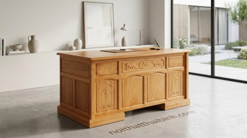 Bàn làm việc giám đốc tại quận 6 sang trọng tiện nghi Bàn làm việc giám đốc tại quận 6