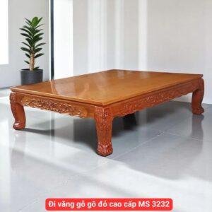 Đi văng gỗ gõ đỏ cao cấp MS 3232