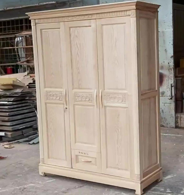 Tủ gỗ tại quận 8 đa dạng mẫu mã và chất lượng Tủ quần áo gỗ tự nhiên thiết kế hiện đại cho phòng ngủ