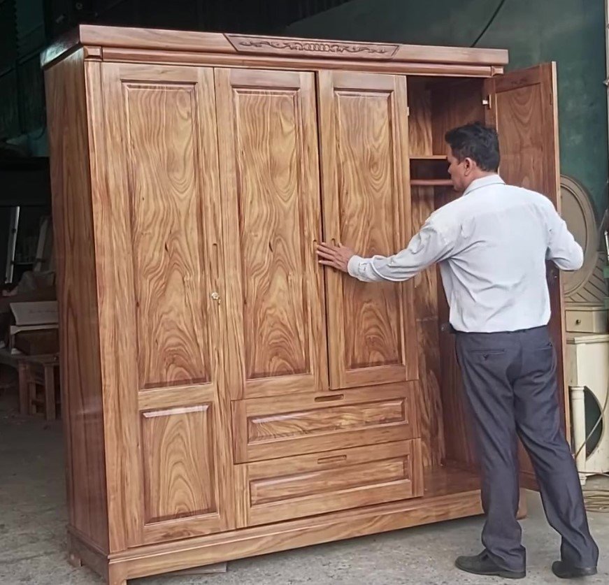 Tủ gỗ tại quận 8 đa dạng mẫu mã và chất lượng So sánh vân gỗ tự nhiên và bề mặt gỗ công nghiệp phủ melamine