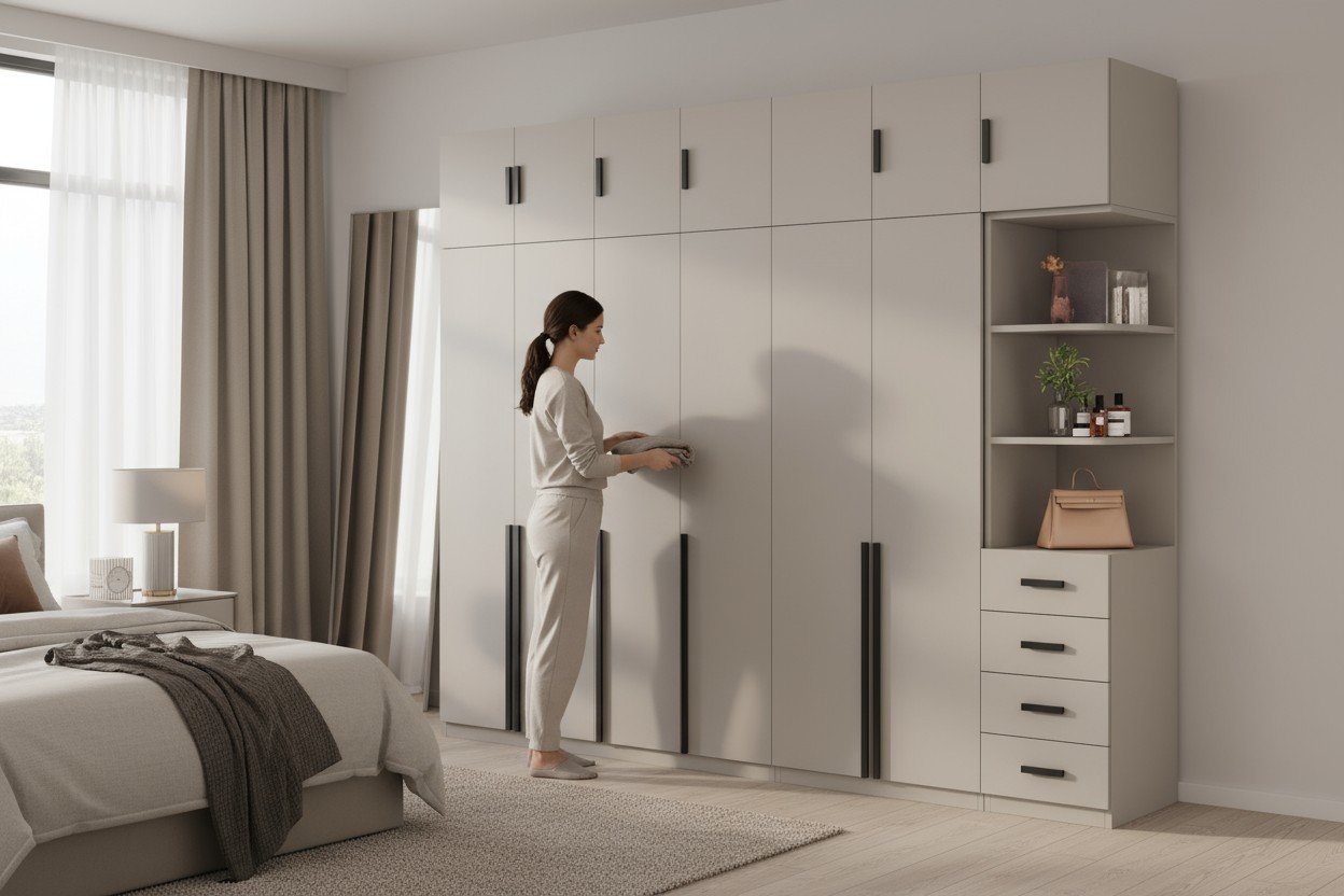 10 kinh nghiệm chọn mua tủ quần áo chất lượng 2025 18 Tủ quần áo gỗ tự nhiên