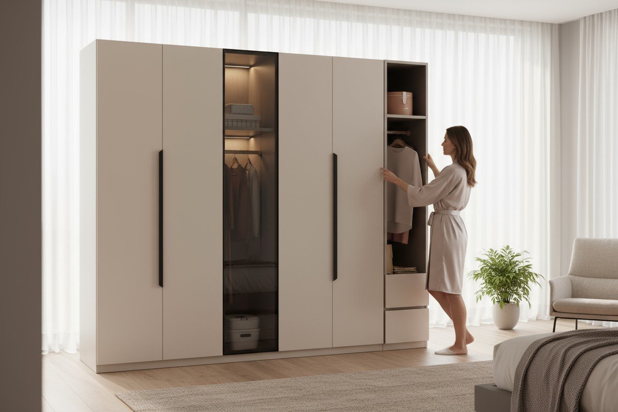 10 kinh nghiệm chọn mua tủ quần áo chất lượng 2025 19 Tủ quần áo gỗ tự nhiên