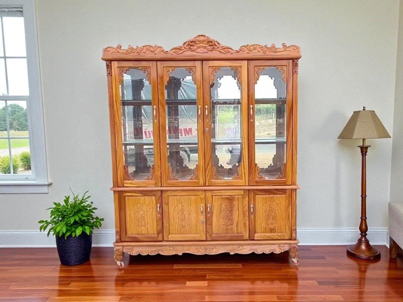 Tủ rượu gỗ phòng khách