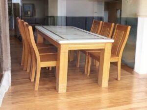 Bàn ăn 6 ghế tại TPHCM – Lựa chọn cho gia đình lớn